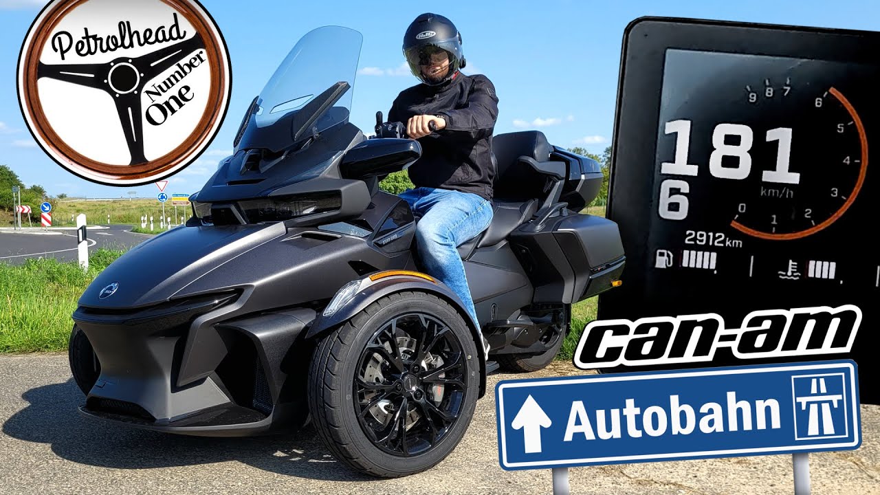 2025 BRP Can-Am Spyder RT (115 KM) | V-MAX, 0-100 km/h, TEST, Próba autostradowa. | 4K