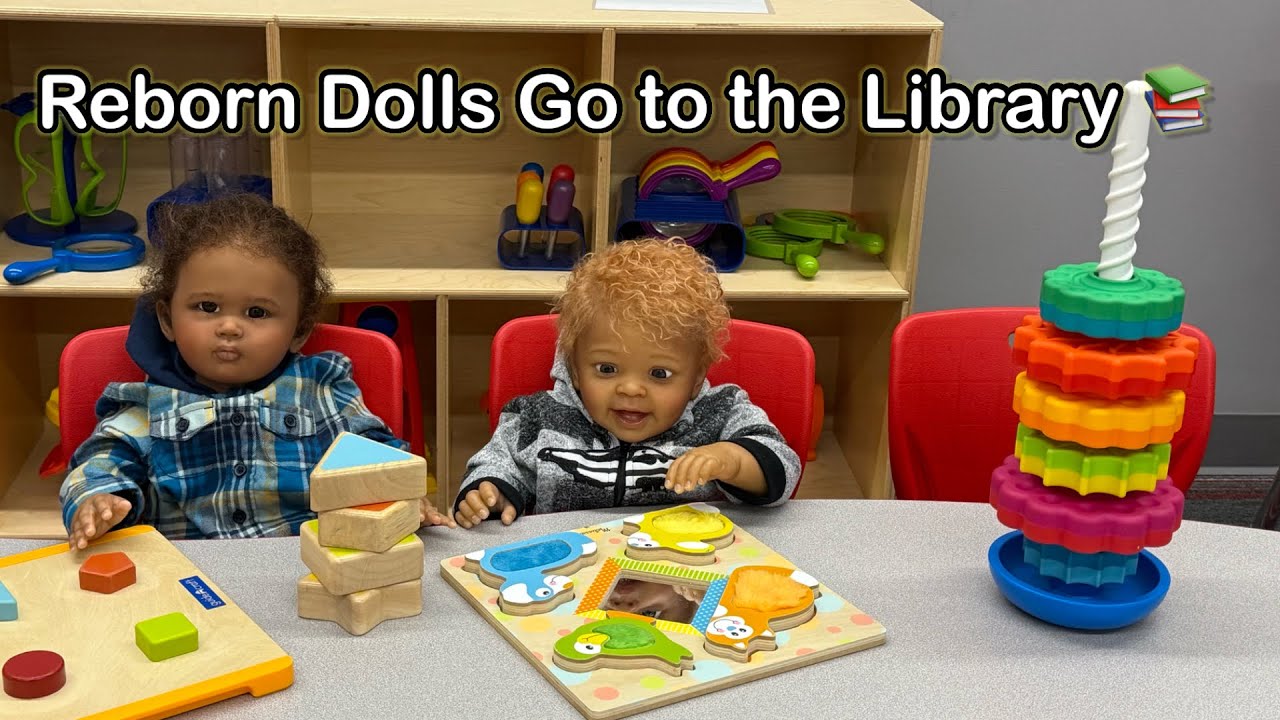 Realistic Reborn Dolls Go to the Library 📚 W/  Real Life Reactions #RealisticReborns #RebornOuting 