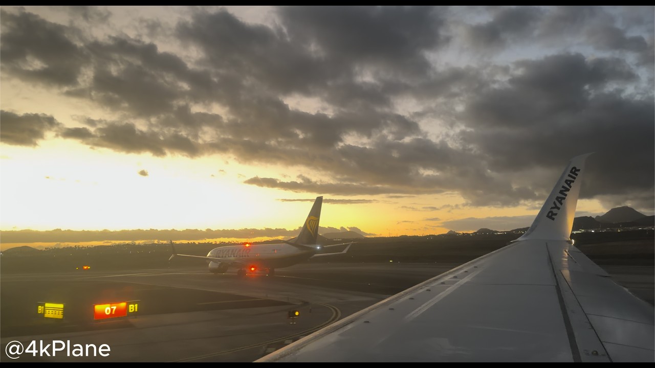 Ryan Air Pilots Don't Mess About Leaving Tenerife