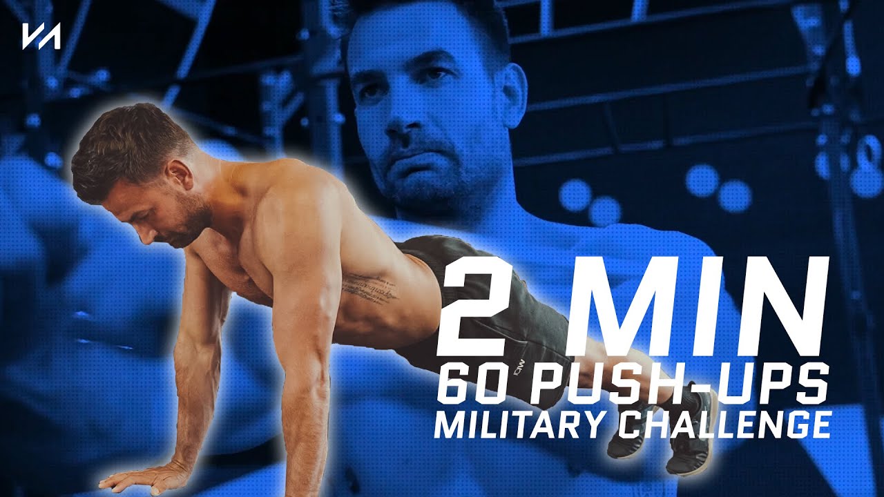 2 MIN 60 PUSH-UPS CHALLENGE // MILITARY FIT | MICHEL HENNIPMAN