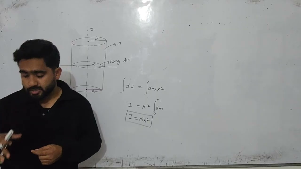 Moment of inertia rotational motion class 11th physics