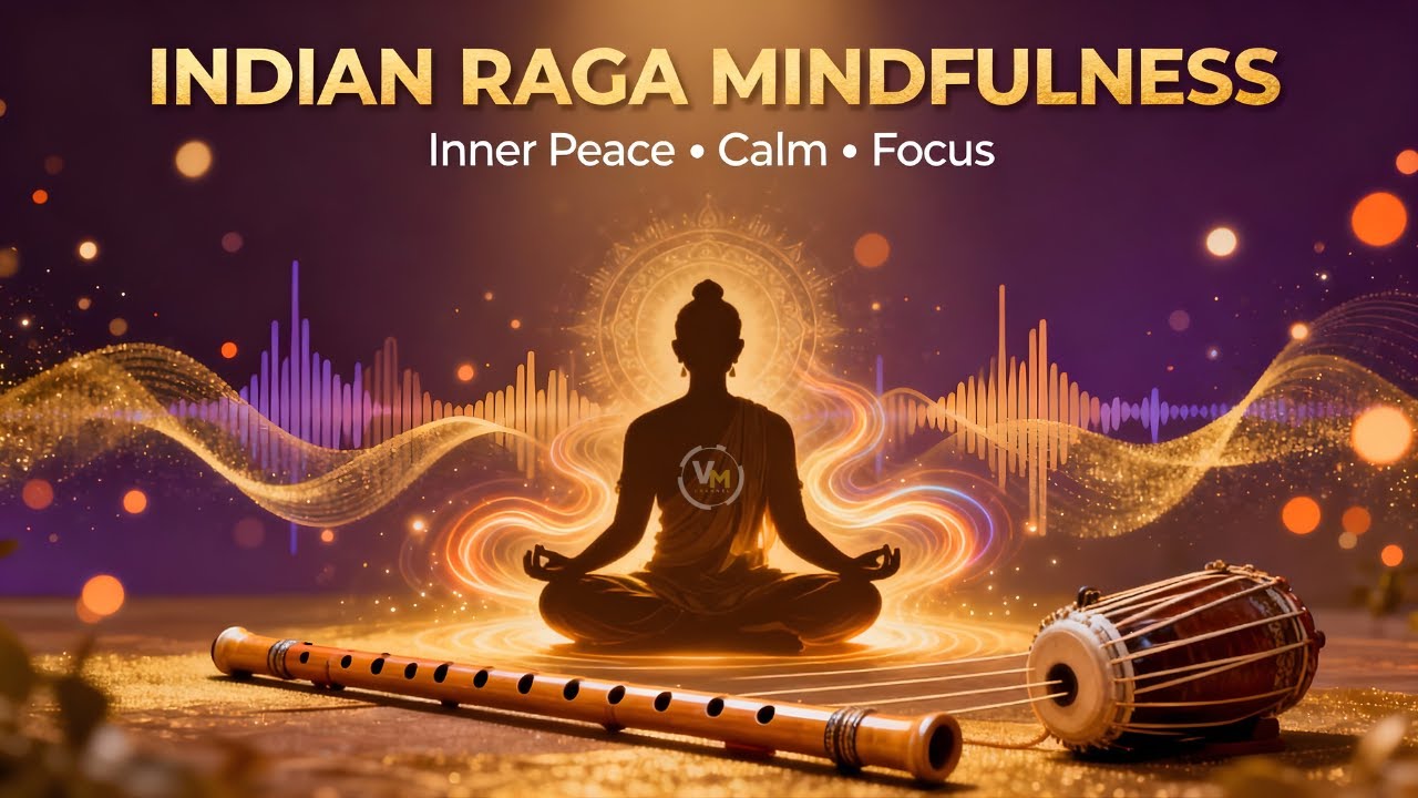 Indian Raga Guided Mindfulness for Inner Peace | Peaceful Raga | Meditation | Ambient Music