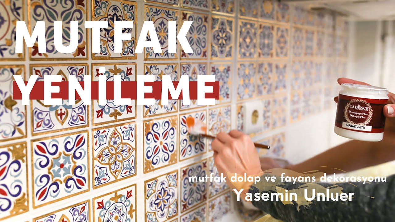 Mutfak Boyama | Cadence Multisurface Mavi Renk | Mutfak Fayans Değişimi