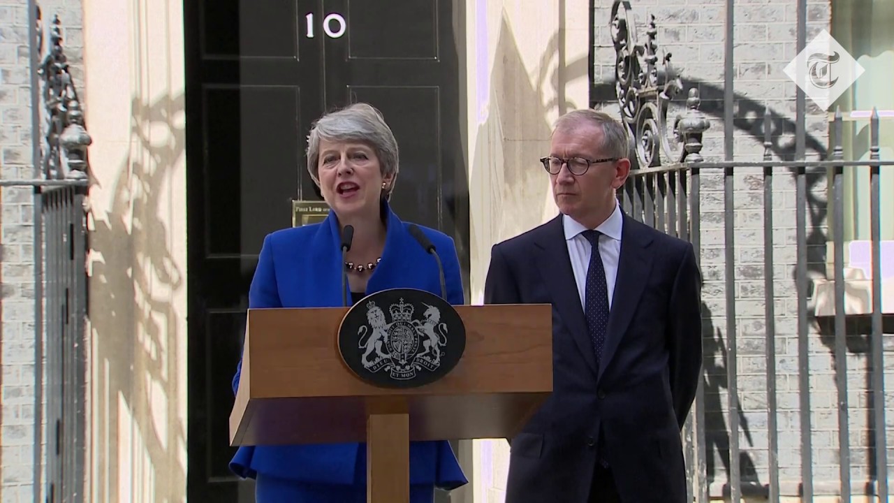Watch Theresa May's last speech as Prime Minister in full