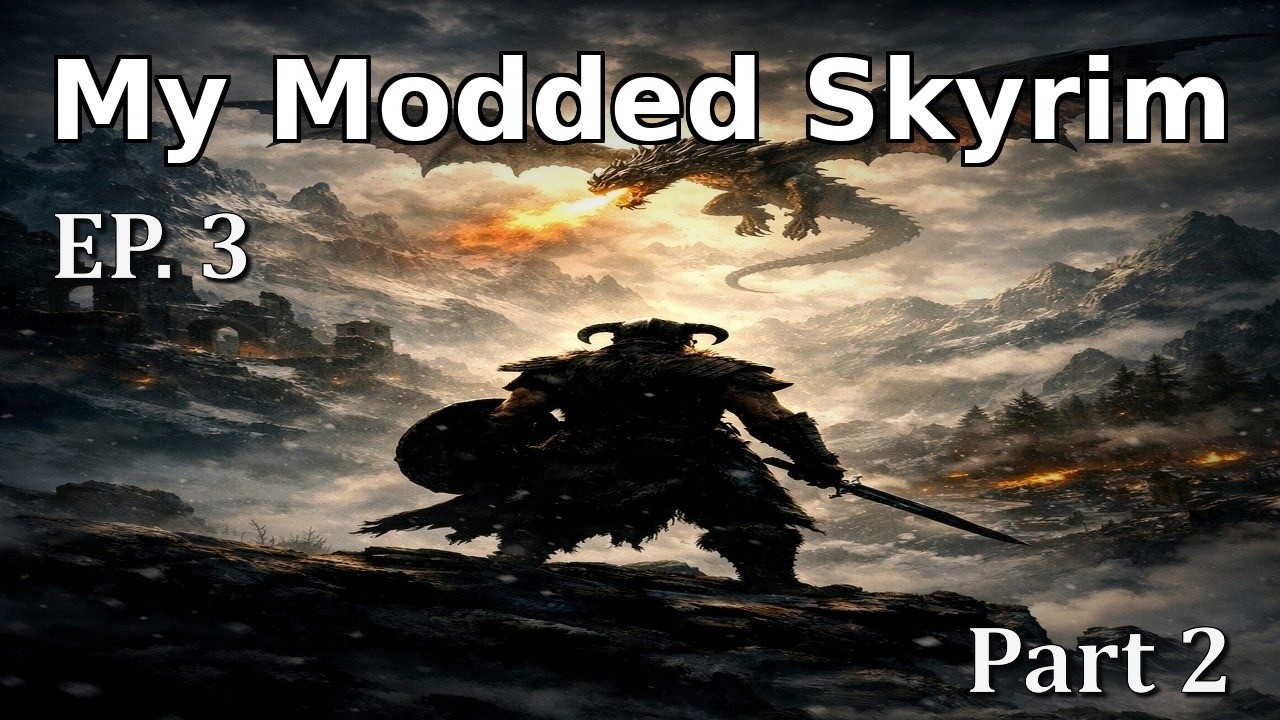 My Modded Skyrim Ep. 3 Bleak Falls Barrow Part 2