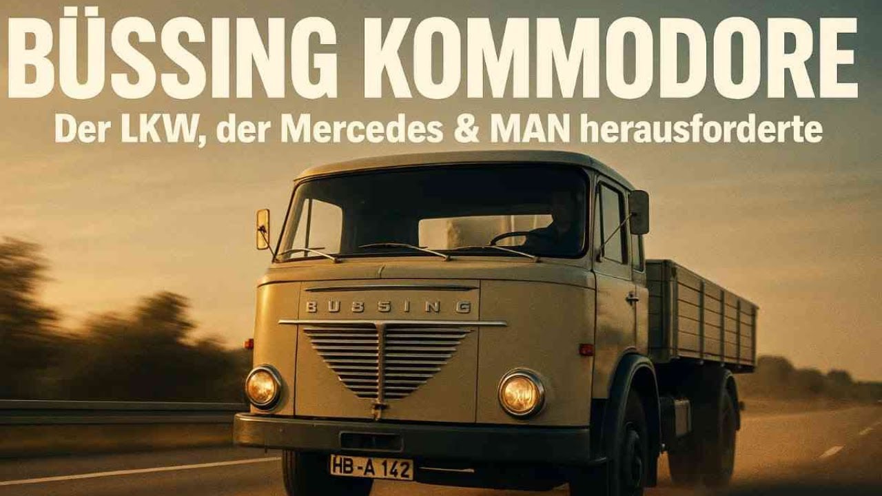 B&uuml;ssing Kommodore &ndash; Der LKW, der Mercedes & MAN herausforderte | Legend&auml;rer 60er-Jahre Truck