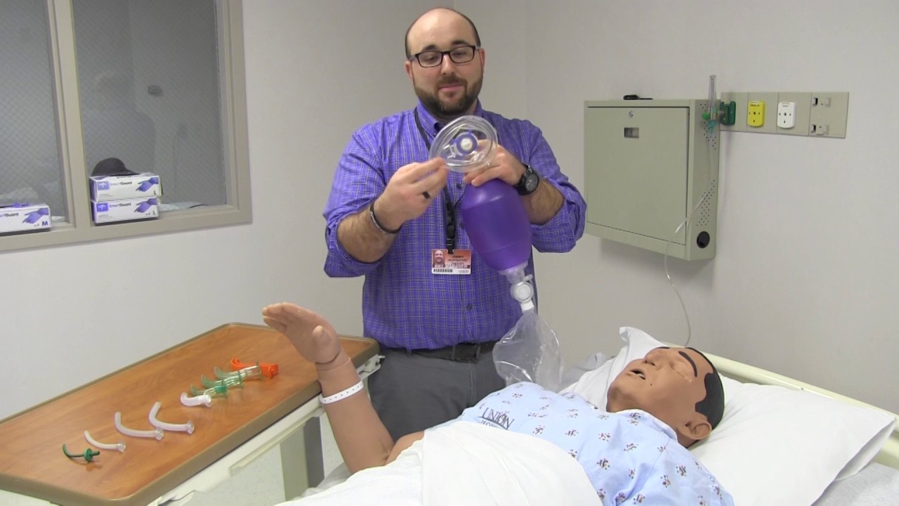 RT Clinic : Manual ventilation with a bag valve mask