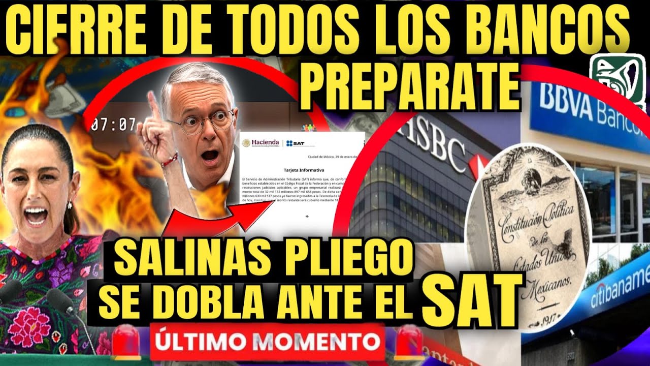 PENSION IMSS A UNAS HORAS DEL PAGO🤩CIERRE MASIVO DE BANCOS😱NUEVO BILLETE💵SALINAS HACE PRIMER PAGO💰