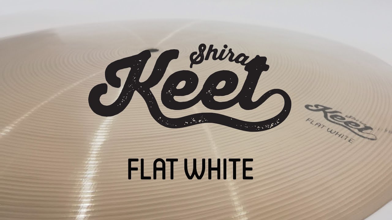 Shirai Keet Acoustic Cymbals FLAT WHITE