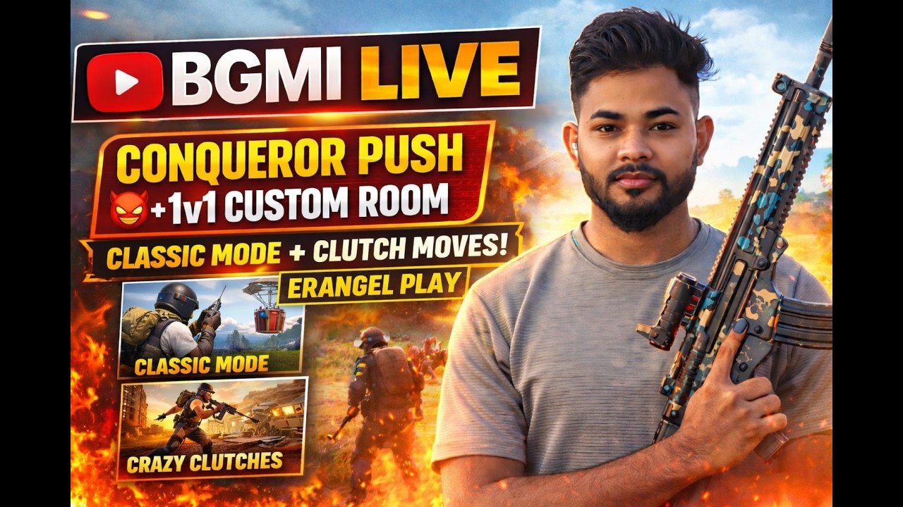 🔥 BGMI LIVE 🔴 Aaj Sabko 1v1 Challenge 😈 | Conqueror Push + NONSTOP ACTION | Join Fast! #shivaxlive