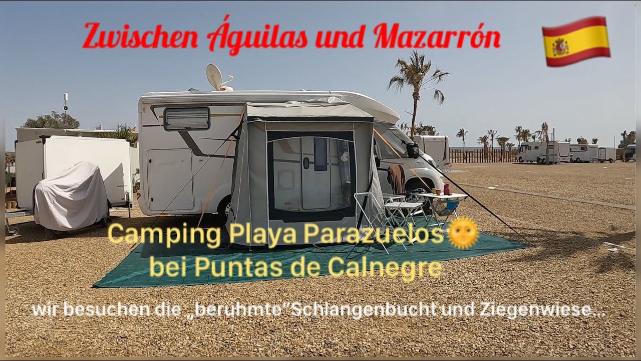 Camping Playa Parazuelos an der Costa Cálida  bei Puntas de Calnegre