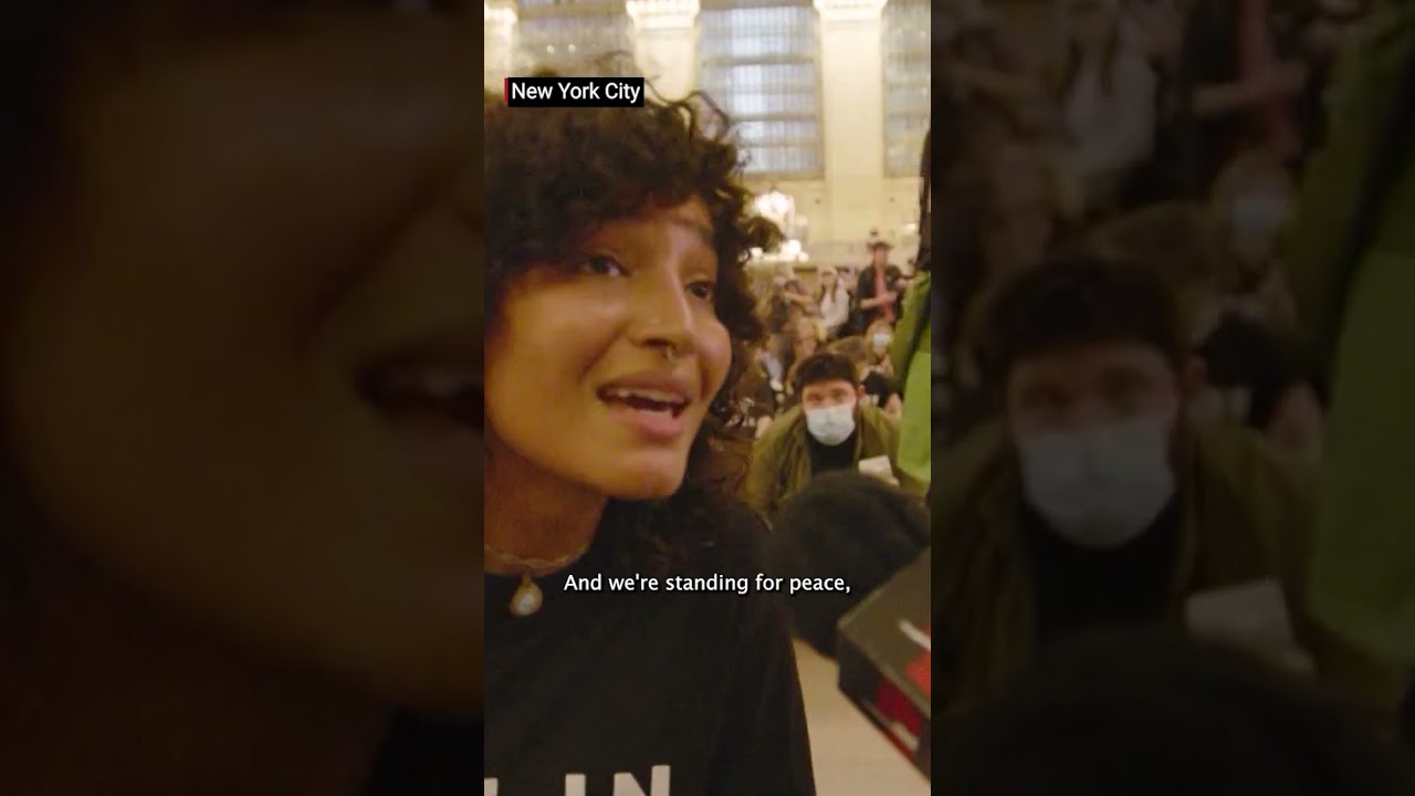 Indya Moore among protesters arrested at Grand Central #ceasefirenow