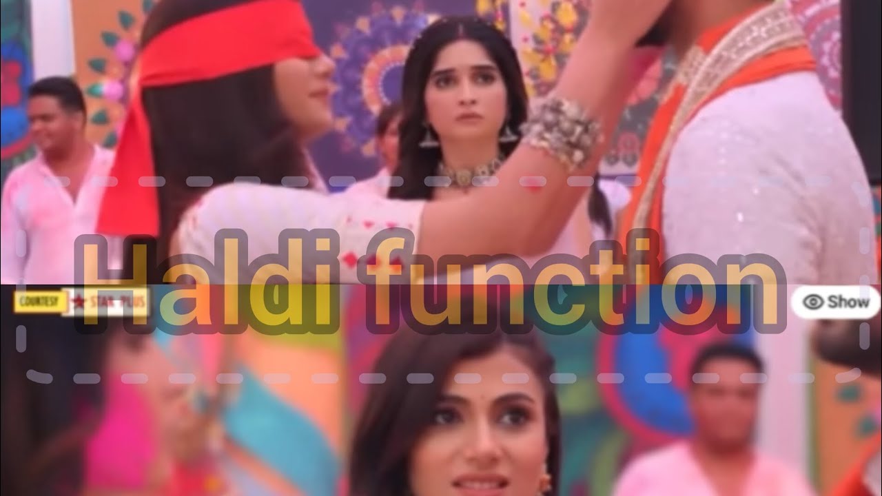 Haldi function at gum hai kisi ke pyar main 💕 ishan savi reeva 💕