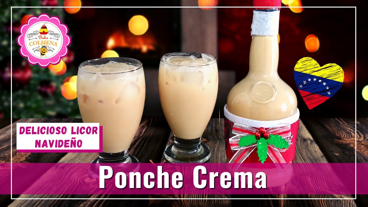 Ponche Crema / Delicioso y cremoso licor venezolano / Receta imperdible 😋
