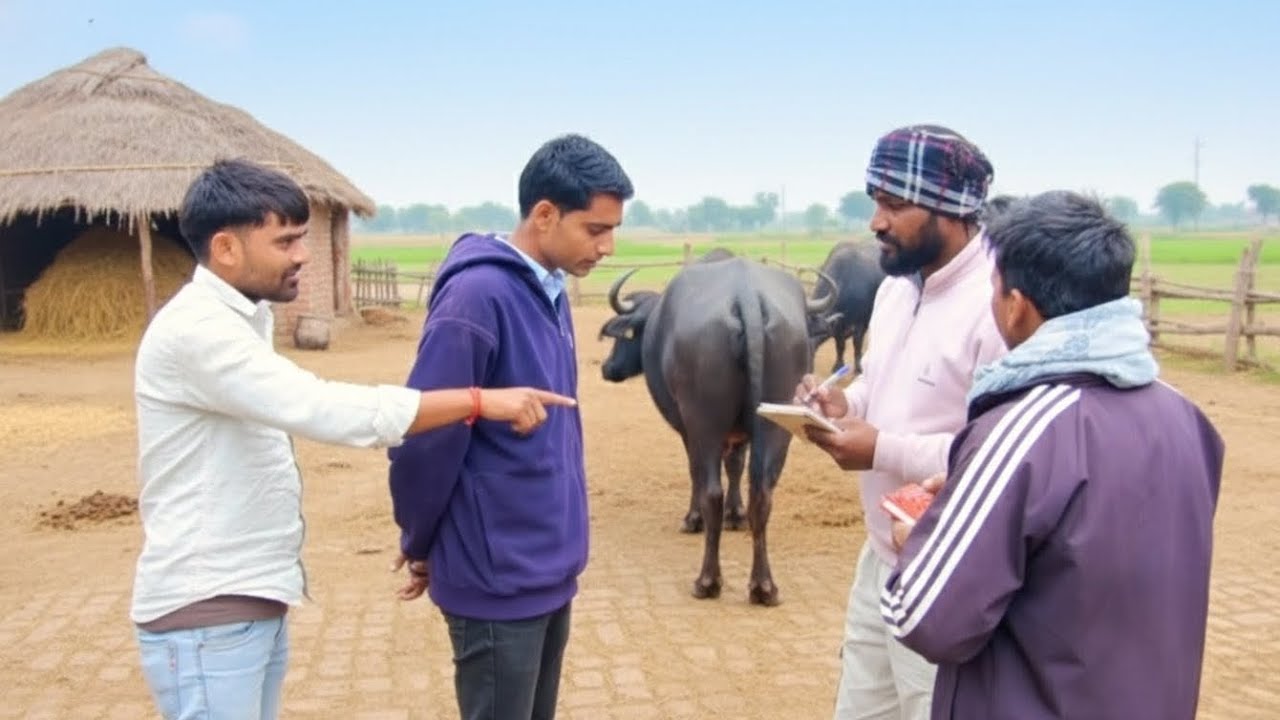 Dulli 🤣चाचा 🌟के आया सरकार  से  huliya बनानेवाला और 👻भैंसों ke अंगों👀ki जांच ☠️करने वाला सरकारी आदमी 