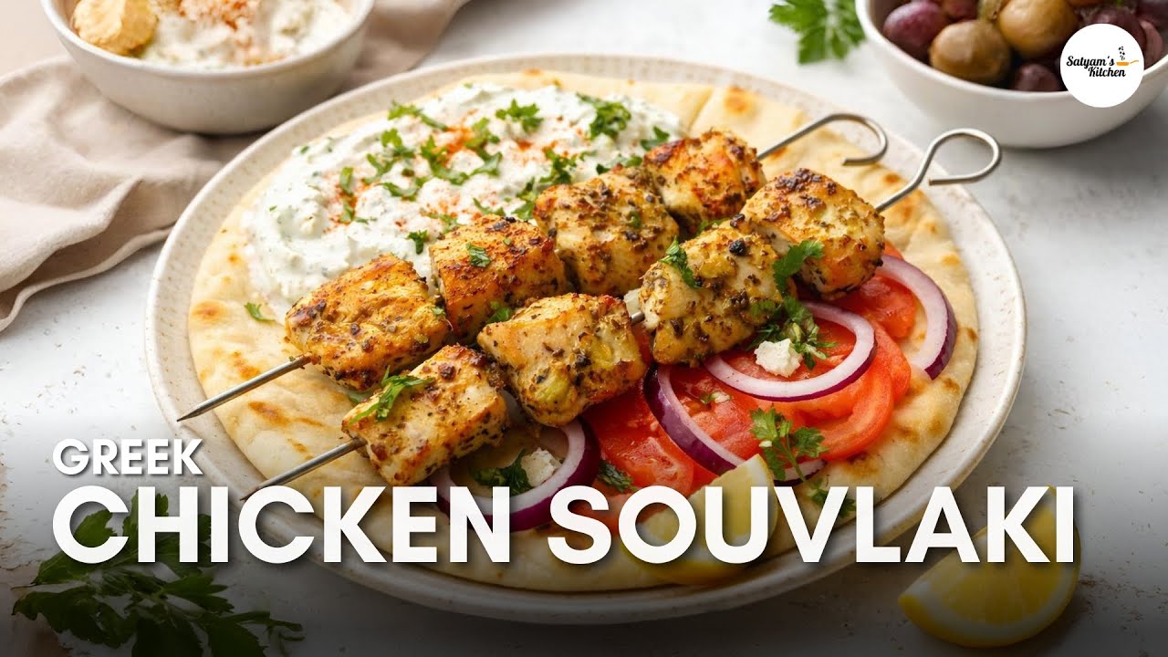 Try This Greek Chicken Souvlaki! Dinner Has Never Been So Easy and Delicious!