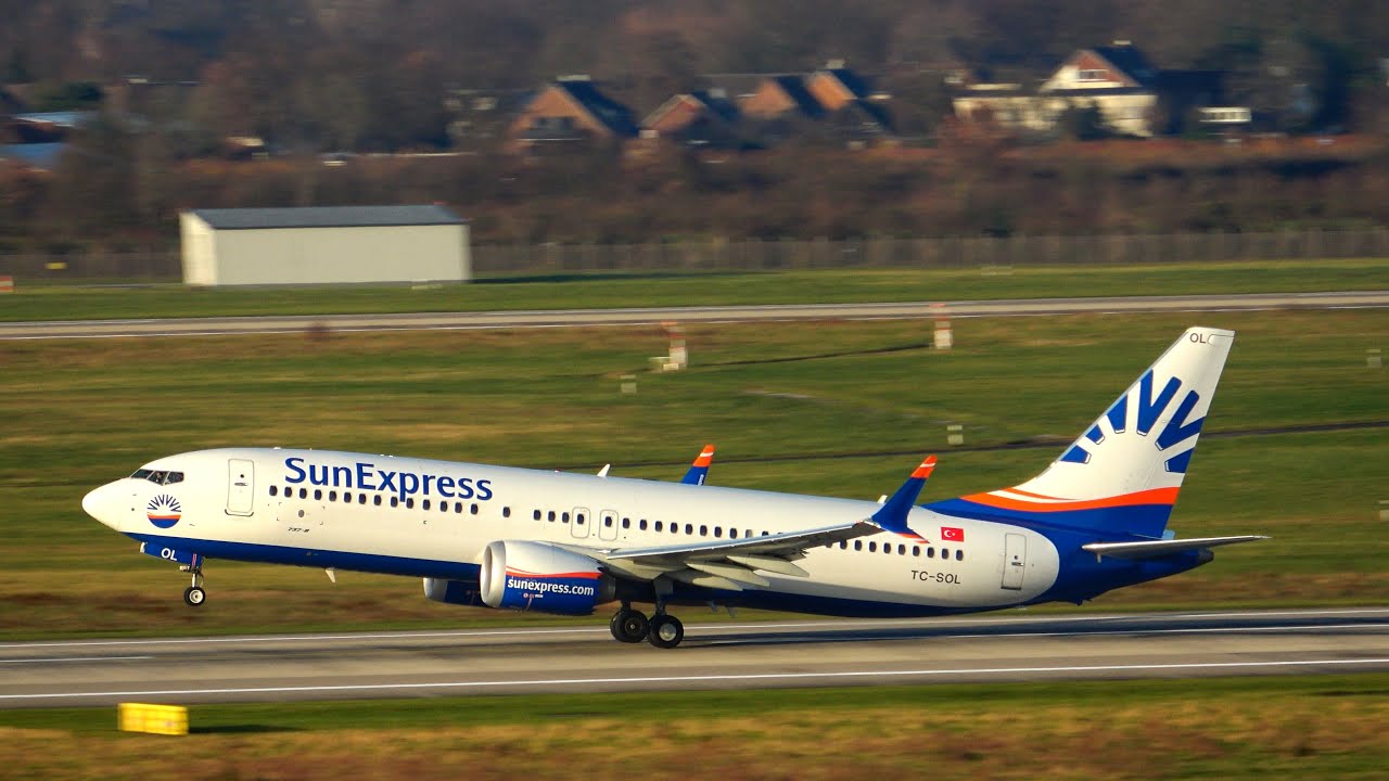 35 Minutes 4K Planespotting (Düsseldorf International Airport)
