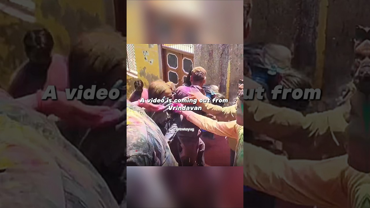 The other side of braj's holi 😟💔 || #brajkiholi #shorts