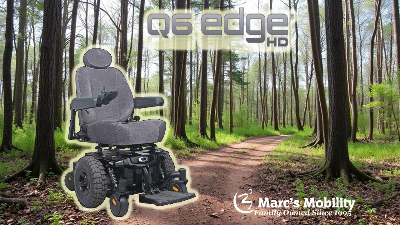Quantum Edge HD Powerchair with Large Off-Road Tires - Review # 8716