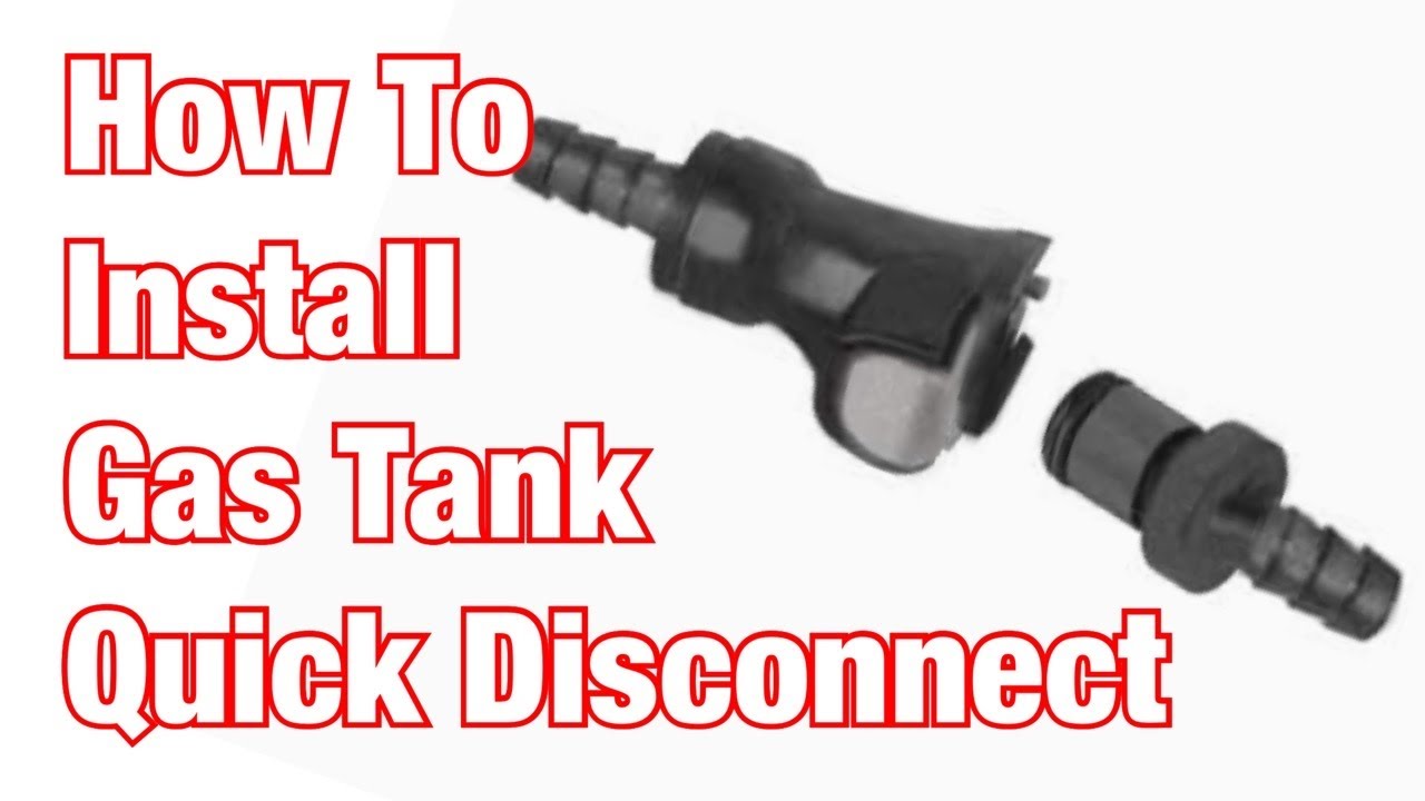 Motorcycle Gas Tank Quick Connect Disconnect Dual Shut Off Crossover Install: Part 206