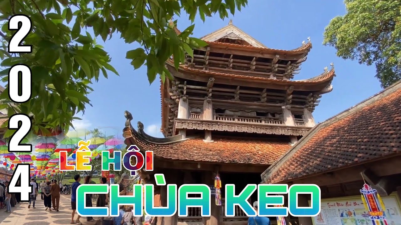 Trực Tiếp Không Khí Lễ Hội Chùa Keo Thái Bình 2024 Buổi Sáng Nắng Đẹp | Tân K71