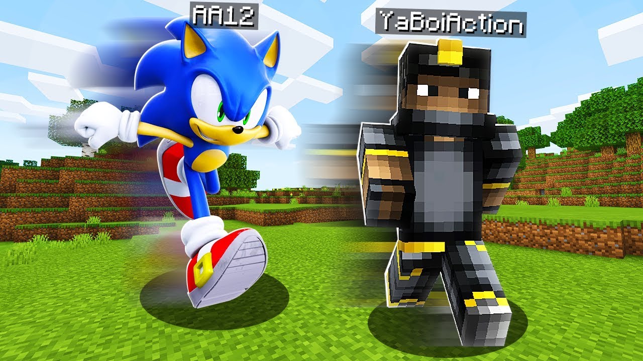 I PRETENDED to be SONIC and TROLLED HIM! (Minecraft Trolling Prank)