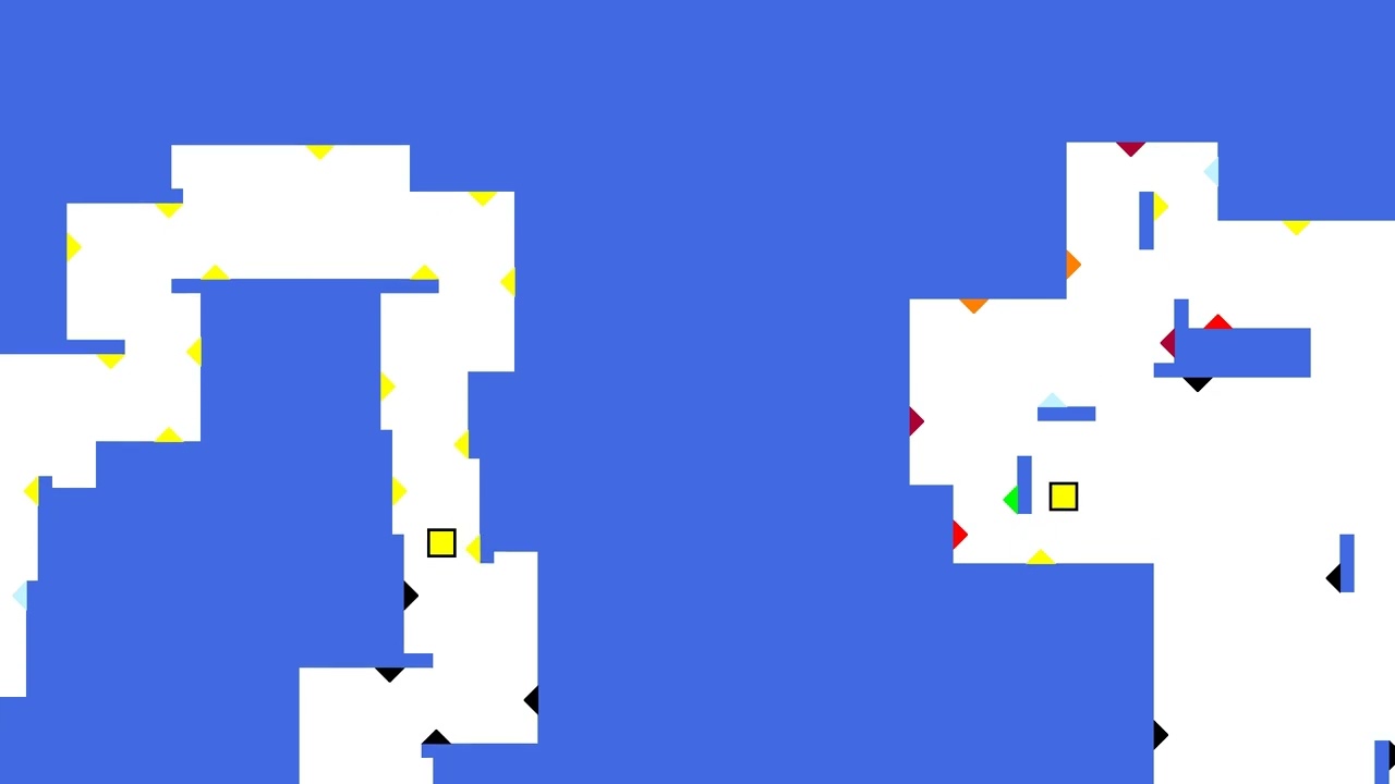 isolation played by bouncing squares