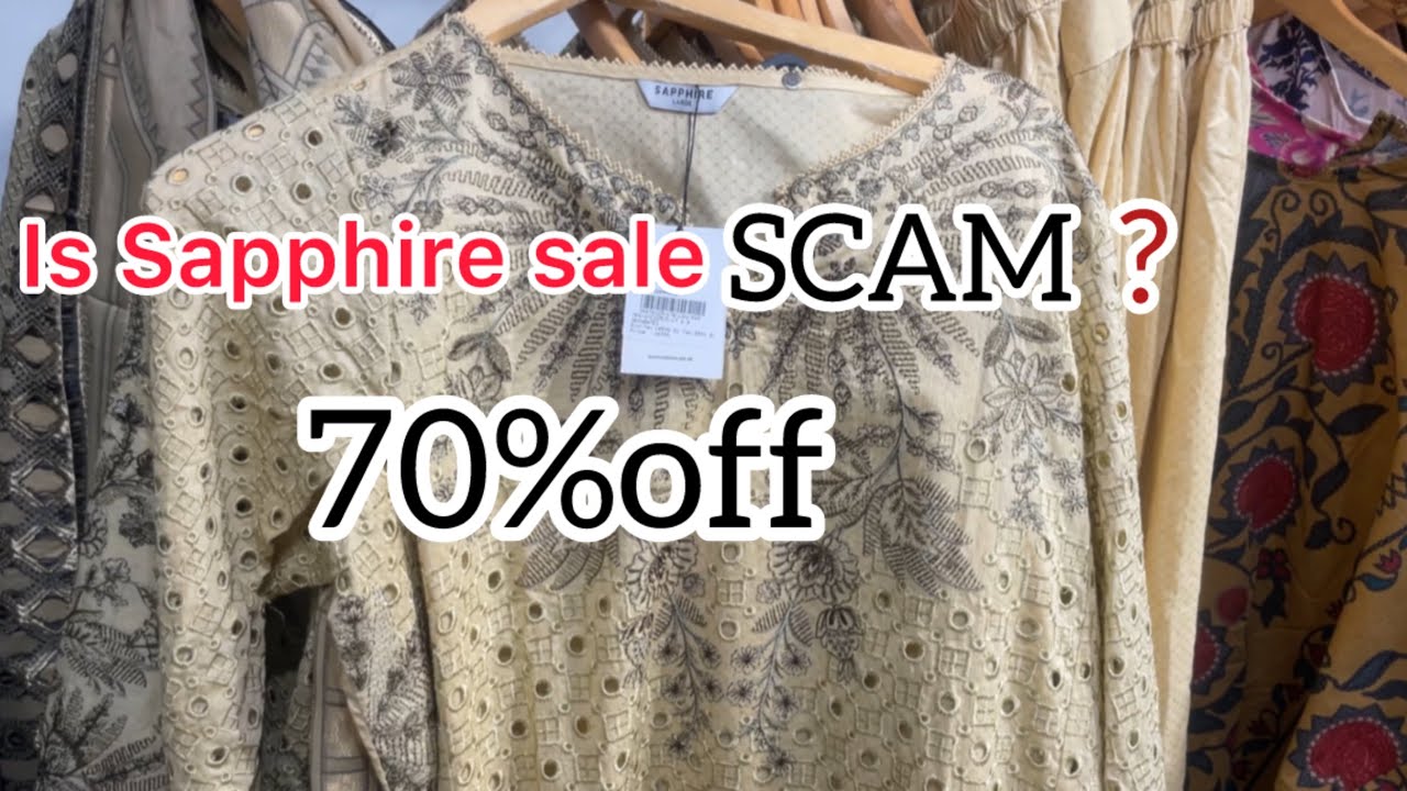 Sapphire Flat 70% | Season end sale| Flat 50% off | @Offersinside786 