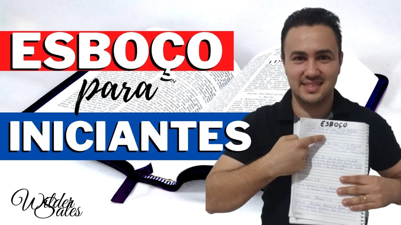 COMO FAZER UM ESBO&Ccedil;O PARA PREGA&Ccedil;&Atilde;O | F&Aacute;CIL PARA INICIANTES
