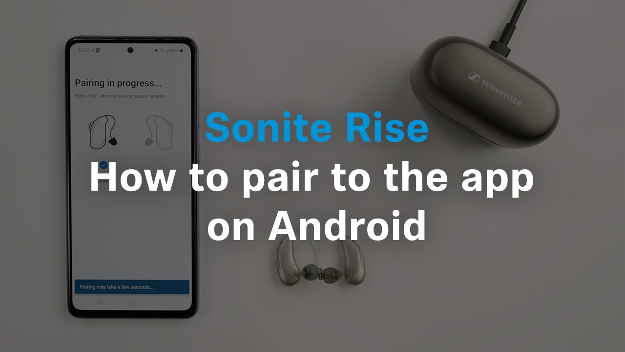 How to pair Sonite Rise to the app on Android | Sennheiser