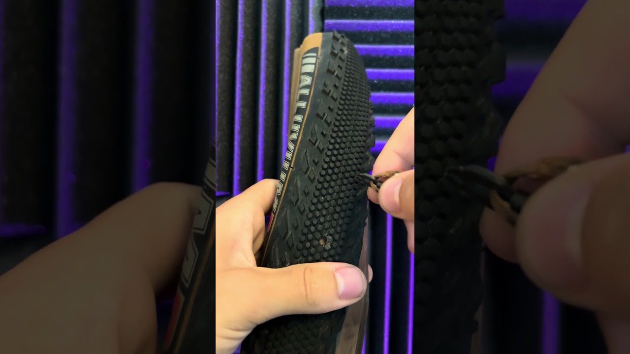 Fast, easy and cheap tire repair tool 