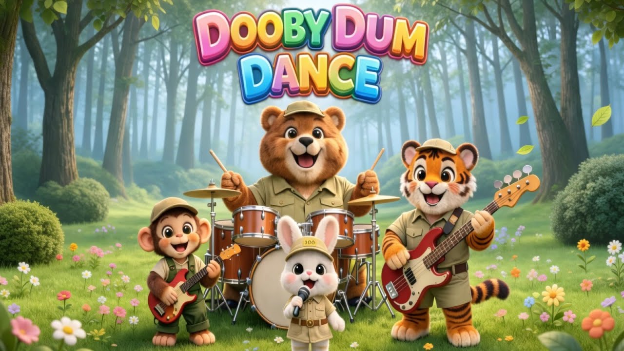 Dooby Dooby Dum Dum | Dudi Dudi Dam Dam | Kids Dance Song & Nursery Rhymes | CocoKids