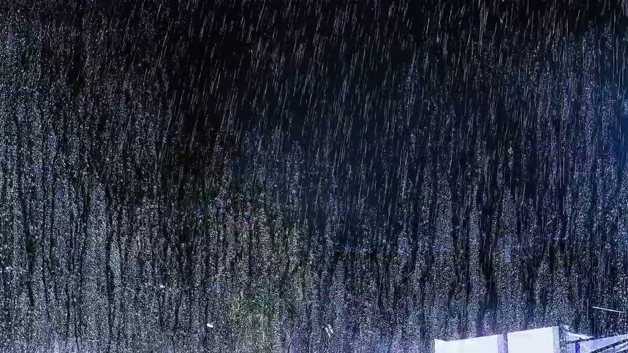 30 MINUTES Heavy Rain Sounds on Window Calm Rain Black Screen Rain for  Study and Sleep