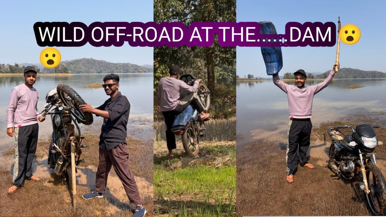 Unexpected off-road at ……… dam 😲 #ytshorts 