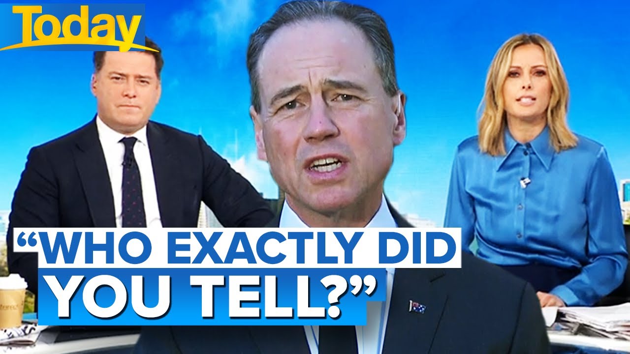 Ally clashes with Health Minister over major vaccine shakeup | Today Show Australia