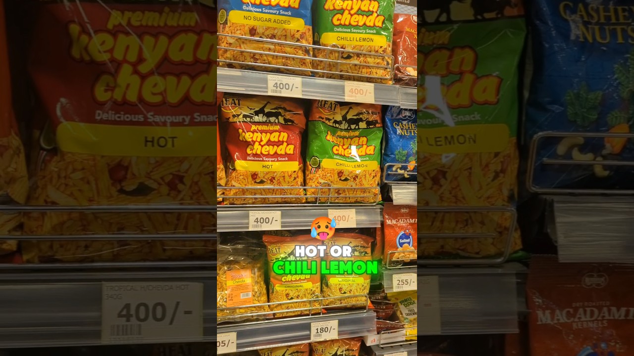 🔥or 🌶️🍋What's the best flavor? #chevda #nairobi #kenya #snacks