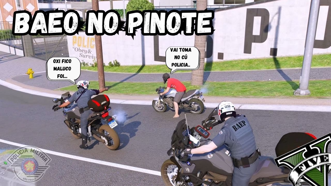 🚨 BAEP MOTOS NA COLA! ABORDAGEM VIRA PERSEGUIÇÃO 🏍️💨