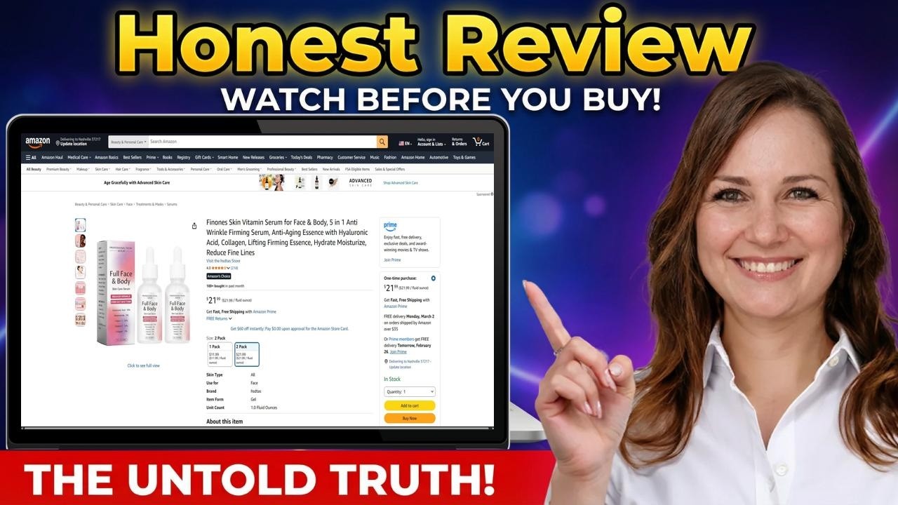 Finones Skin Vitamin Serum Review (2026): Brand Check, Packaging & What to Know
