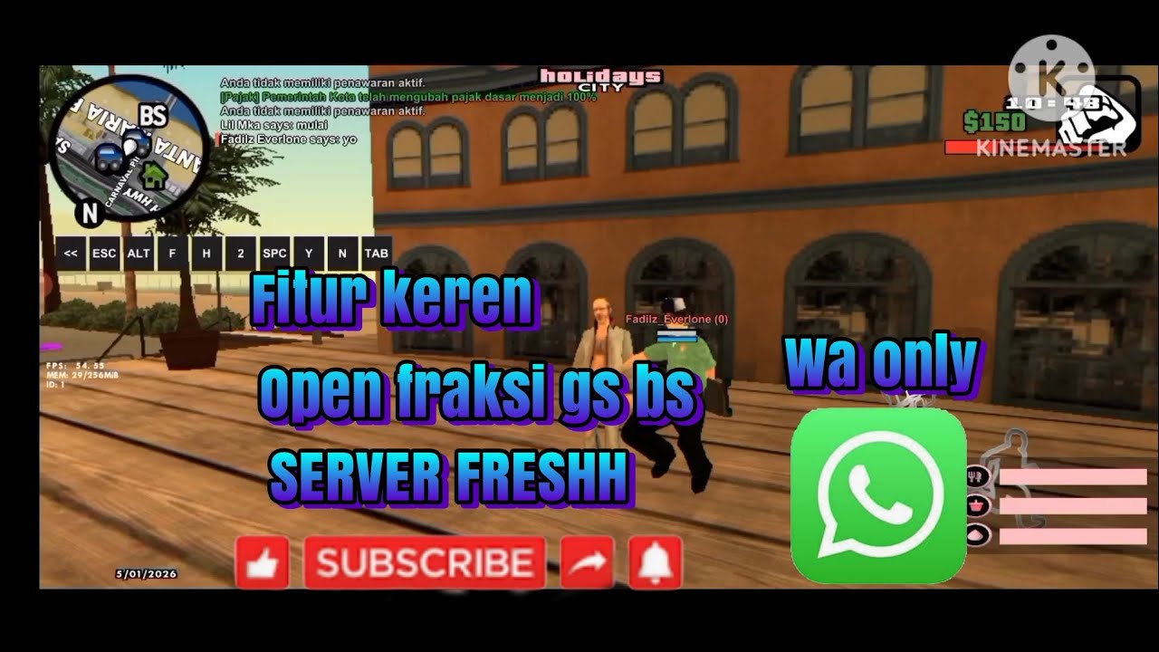 SHARE SERVER FRESH WA ONLY FITUR KEREN OPEN FRAKSI GOODSIDE MAUPUN BADSIDE