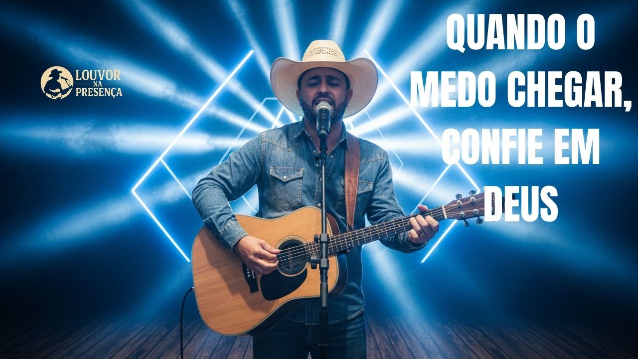 Quando o Medo Chegar, Confie em Deus: Música Sertaneja Cristã para Noites Difíceis  | 1 Hora
