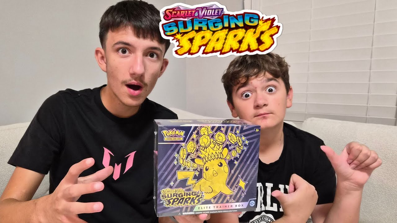 Pokémon Surging Sparks ETB Unboxing