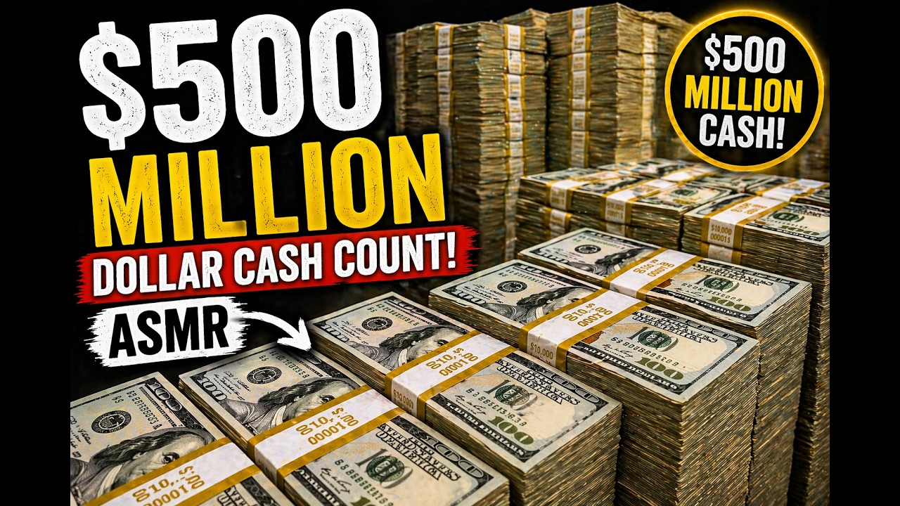 $500 Million Dollar Cash Count - ASMR
