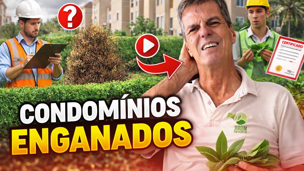 COMO NÃO GASTAR DINHEIRO na JARDINAGEM em CONDOMÍNIOS !