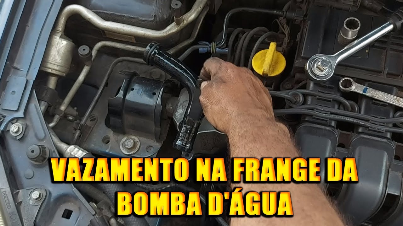 Vazamento na Frange da Bomba d'água Clio Sedan, como resolver ?