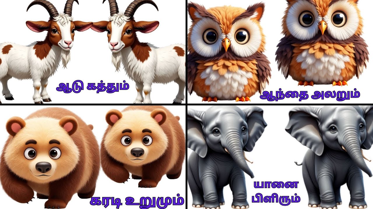 Animals and Their Sounds | Learn Animal Names & Sounds for Kids | Fun Learning