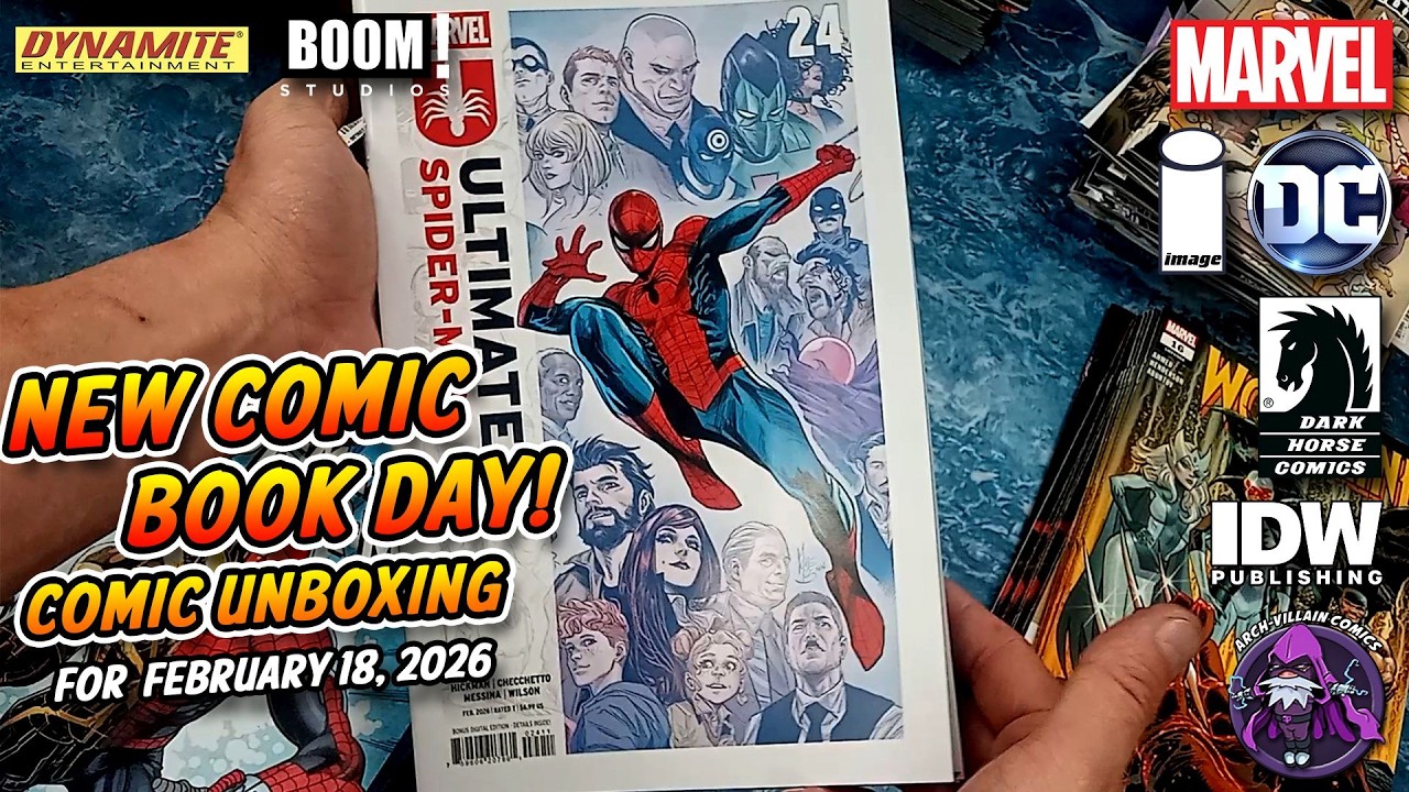 Dzień Nowych KOMIKS&Oacute;W &ndash; rozpakowywanie komiks&oacute;w Marvela i DC 18 lutego 2026 r. &ndash; Nowe komiksy w t...