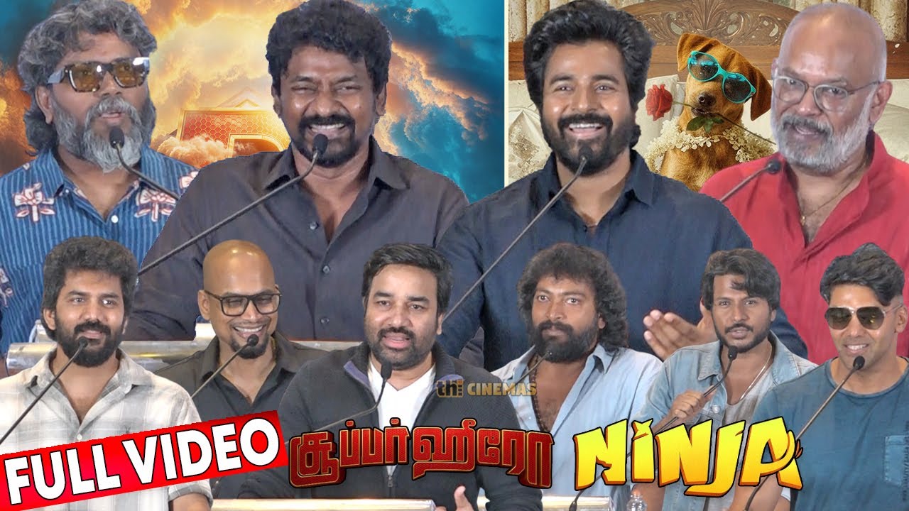Full Video - Superhero, Ninja Movie Launch | SK | Nelson | Kavin | VP | Shiva | Pa Ranjith