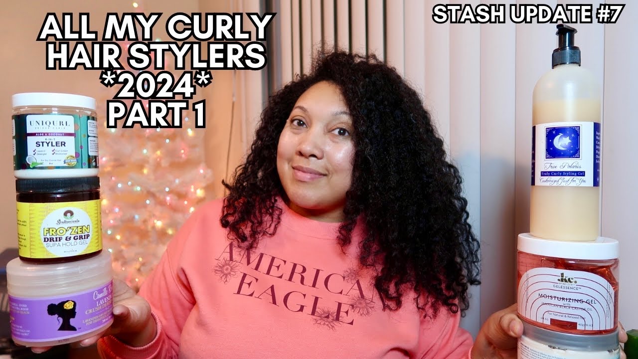 ALL MY CURLY HAIR STYLERS! - PART 1 | FULL HAIR PRODUCT STASH SERIES *2024* | Ashkins Curls