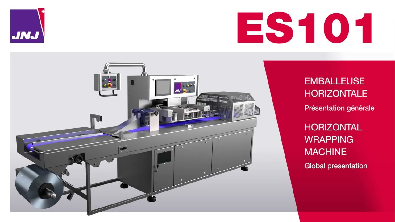 ES101 -  Horizontal wrapping machine  -  emballeuse horizontale
