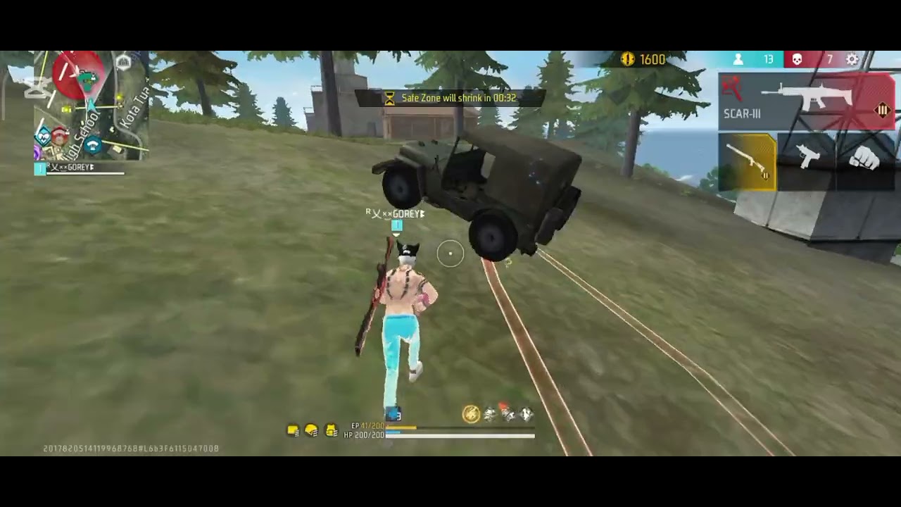 1vs4 free fire 🔥🔥 Impossible 